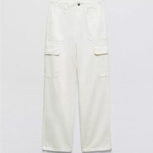 Zara TRF Straight Cargo Pants